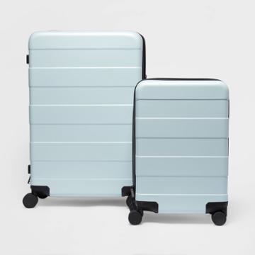 2pc Hardside Luggage Set Muddy Aqua - Made By Design ,