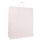 Spritz Jumbo Diagonal Stripe Foil Dotted Cub Bag Pink -
