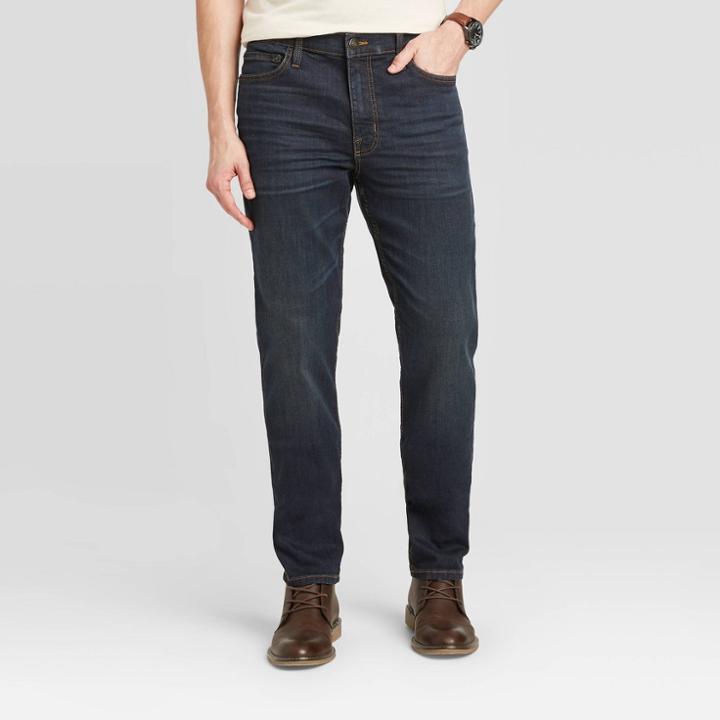 Men's Slim Fit Jeans - Goodfellow & Co Indigo Blue 28x32, Men's, Blue Blue
