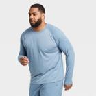 Men's Long Sleeve Run T-shirt - All In Motion Blue Gray S, Men's,