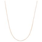 Target Adjustable Box Chain In 14k Rose Gold Over Silver - 16