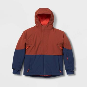 Kids' Snow Sport Jacket With 3m Thinsulate Insulation - All In Motion Brown