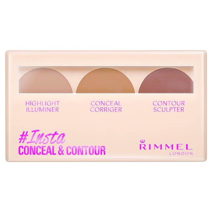 Rimmel Insta Concealer And Contour Palette Dark