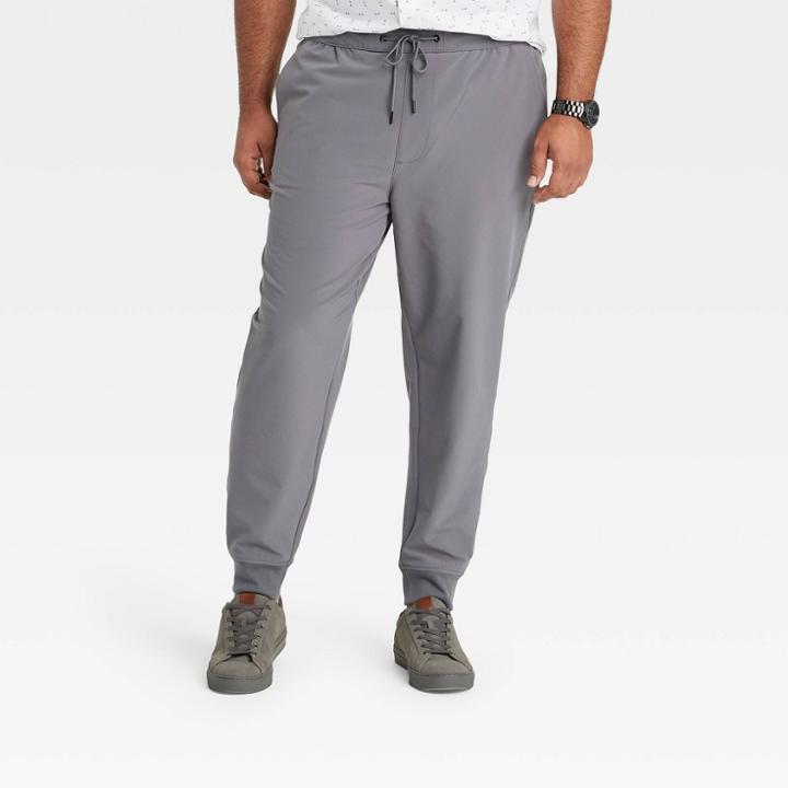 Men's Tall Tech Jogger Pants - Goodfellow & Co Thundering Gray