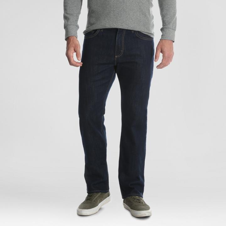 Wrangler Men's Slim Straight Fit Jeans With Flex - Blue Dusk