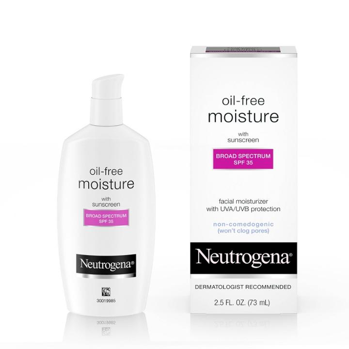 Neutrogena Oil Free Facial Moisturizer Sunscreen - Spf