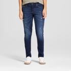 Target Women's Mid-rise Distressed Skinny Jeans - Universal Thread Dark Wash