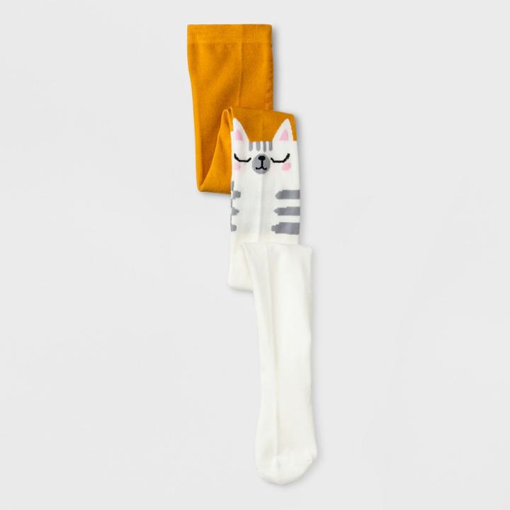 Girls' Sweater Tights - Cat & Jack White