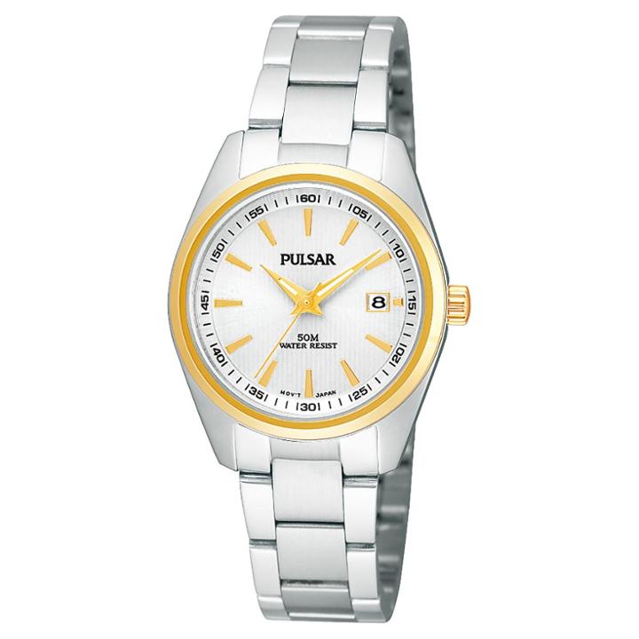 Women's Pulsar Dress Watch - Silver Tone With Silver Dial - Pj2010x