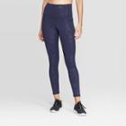 Women's Studio Animal Print High-waisted 7/8 Leggings 25 - C9 Champion Navy M, Size:
