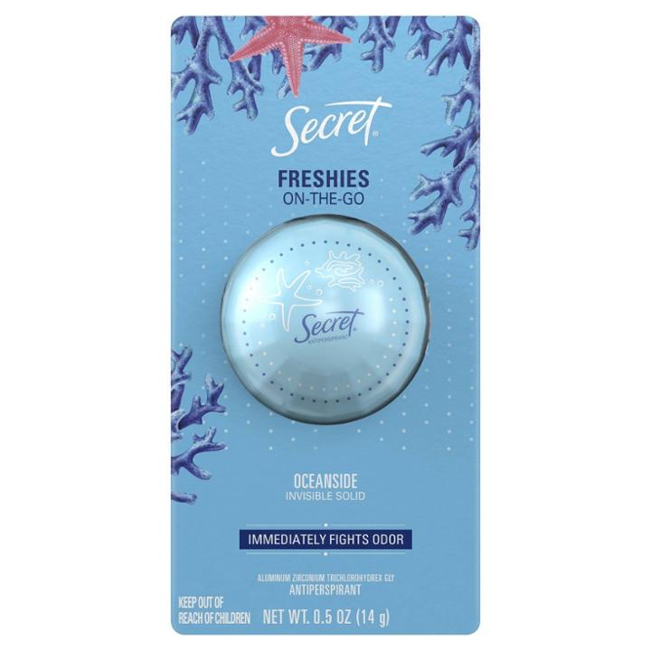 Secret Freshie Chill Ocean Invisible Solid Deodorant