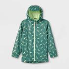Boys' Lightning Bolt Rain Jacket - Cat & Jack Green