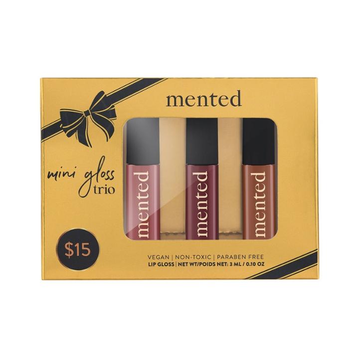Mented Cosmetics Trio Mini Holiday Lip Gloss - Nude