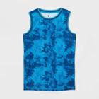 Boys' Sleeveless Printed T-shirt - All In Motion Turquoise