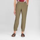 Women's Utility Joggers - A New Day Olive (green)