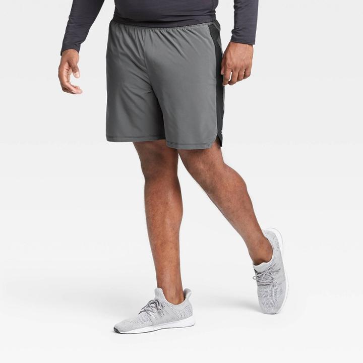 Men's 7 Unlined Run Shorts - All In Motion Gray
