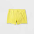 Girls' Fleece Dolphin Shorts - Art Class Yellow
