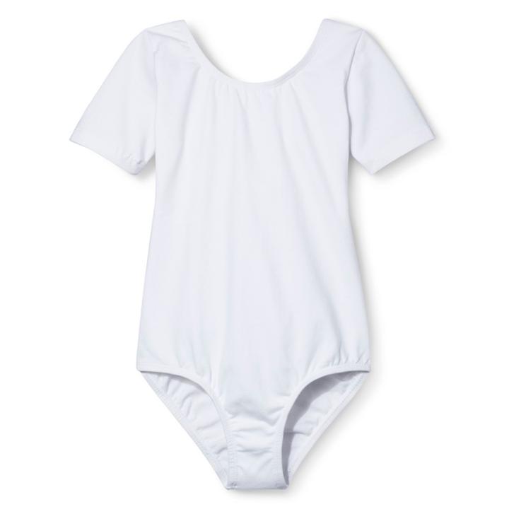 Danz N Motion By Danshuz Girls' Leotard - White 2-4, Girl's, Size: