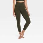 Women's Contour Flex Ultra High-waisted 7/8 Leggings 25 - All In Motion Olive Green