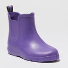 Kid's Totes Cirrus Ankle Rain Boots - Purple 13-1, Kids Unisex