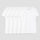 Fruit Of The Loom Men's 5pk Coolzone Crew-neck T-shirt - White