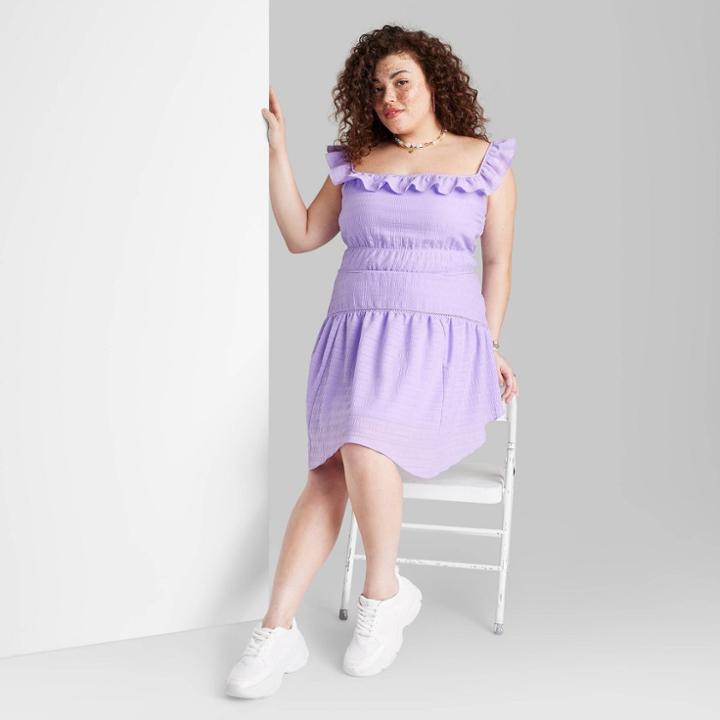 Women's Ruffle Tiered Dress - Wild Fable