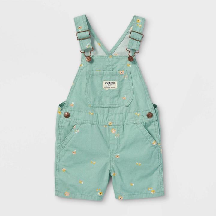 Oshkosh B'gosh Toddler Girls' Shortalls - Green