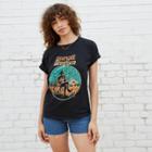 Merch Traffic Women's Sturgill Simpson Plus Size Short Sleeve Graphic T-shirt - Black