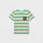 Boys' Short Sleeve Pocket T-shirt - Cat & Jack Yellow/gray