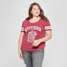 Women's Harry Potter Plus Size Short Sleeve Gryffindor Crest Graphic T-shirt (juniors') Burgundy