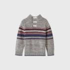 Toddler Boys' Handstitched Toggle Button Pullover Sweater - Cat & Jack Gray