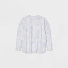 Women's Plus Size French Terry Crew Neck Pullover - All In Motion Lilac