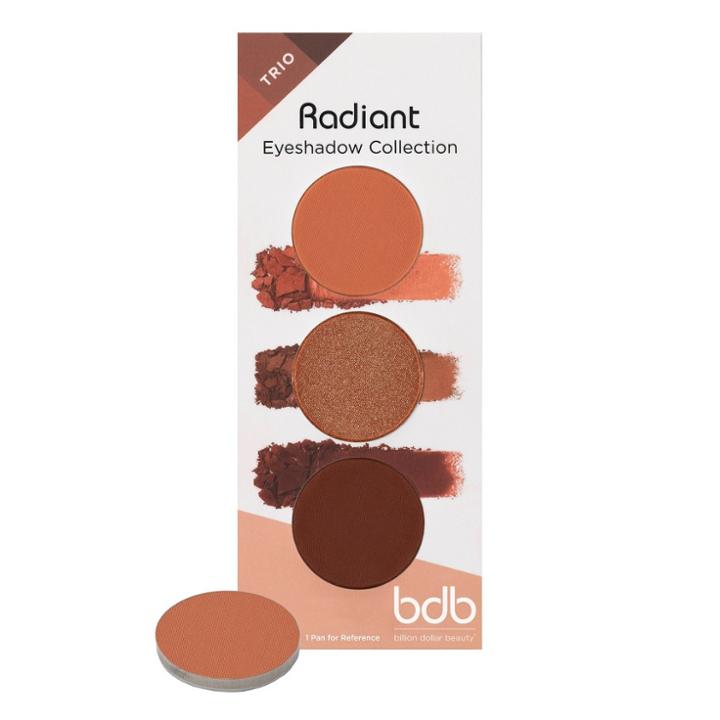Billion Dollar Beauty Magnetic Waterproof Eyeshadow Trio Pans - Radiance Collection