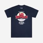 Men's Led Zeppelin Short Sleeve Graphic T-shirt - Navy Blue