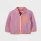 Baby Family Gateway Sherpa Zip-up Sweatshirt - Cat & Jack Purple Newborn