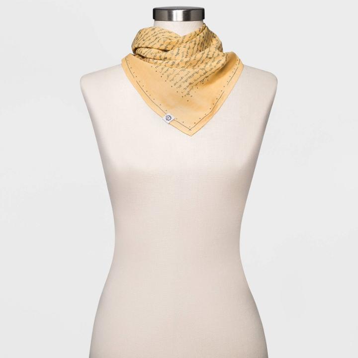 Women's Printed Bandana - Universal Thread Yellow