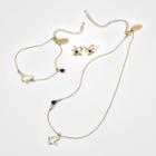Girls' Harry Potter Ravenclaw 3pc Earring Bracelet & Necklace Set,