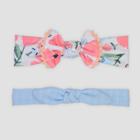Baby Girls' 2pk Floral Headwrap - Just One You Made By Carter's