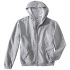 Hanes Premium Men's Fleece Zip-up Hooded Sweatshirt - Gray