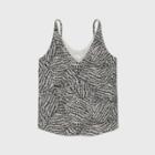 Women's Printed Essential Tank Top - A New Day White/black