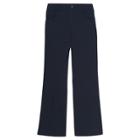 French Toast Girls' Woven Pull-on Uniform Chino Pants - Navy (blue) X6,