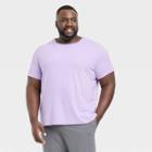 Men's Big Short Sleeve Performance T-shirt - All In Motion Lilac Purple