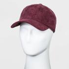 Men's Courduroy Baseball Hat - Original Use Red