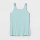 Girls' Soft Ribbed Tank Top - All In Motion Green