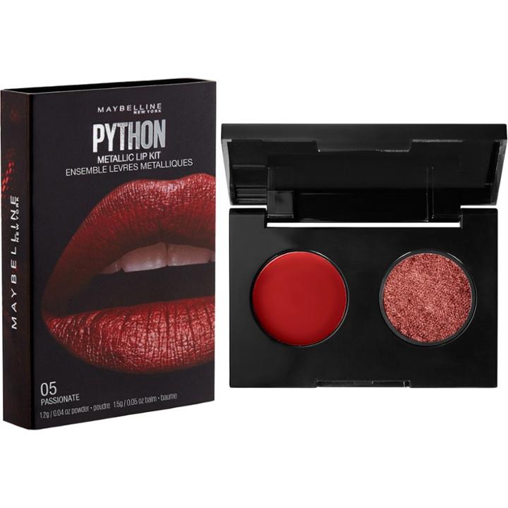 Maybelline Lip Studio Python Metallic Lip Kit 05 Passionate