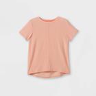 Girls' Active T-shirt - All In Motion Peach Orange