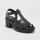 Women's Cierra Wide Width Fisherman Pumps - Wild Fable Black 9w,