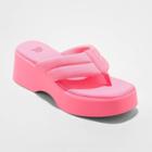 Women's Angela Platform Sandals - Wild Fable Pink