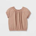 Grayson Collective Toddler Girls' Gauze Short Sleeve T-shirt -