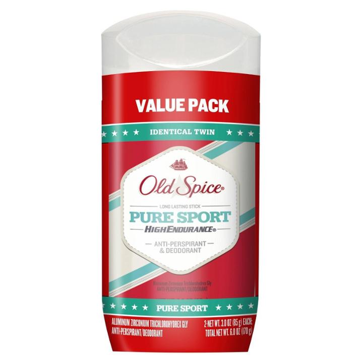Target Old Spice High Endurance Pure Sport Invisible Solid Antiperspirant And Deodorant Twin Pack